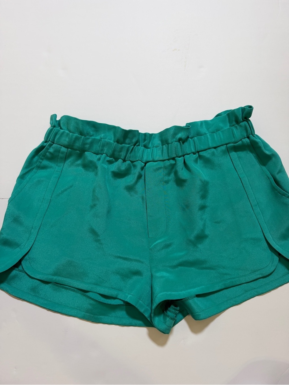 Rebecca Minkoff Women’s Teal Elastic Waist Shorts